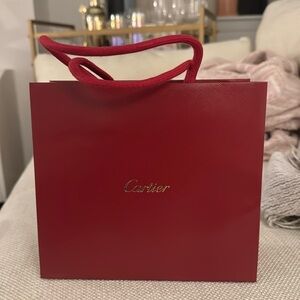 Cartier shopping bag
